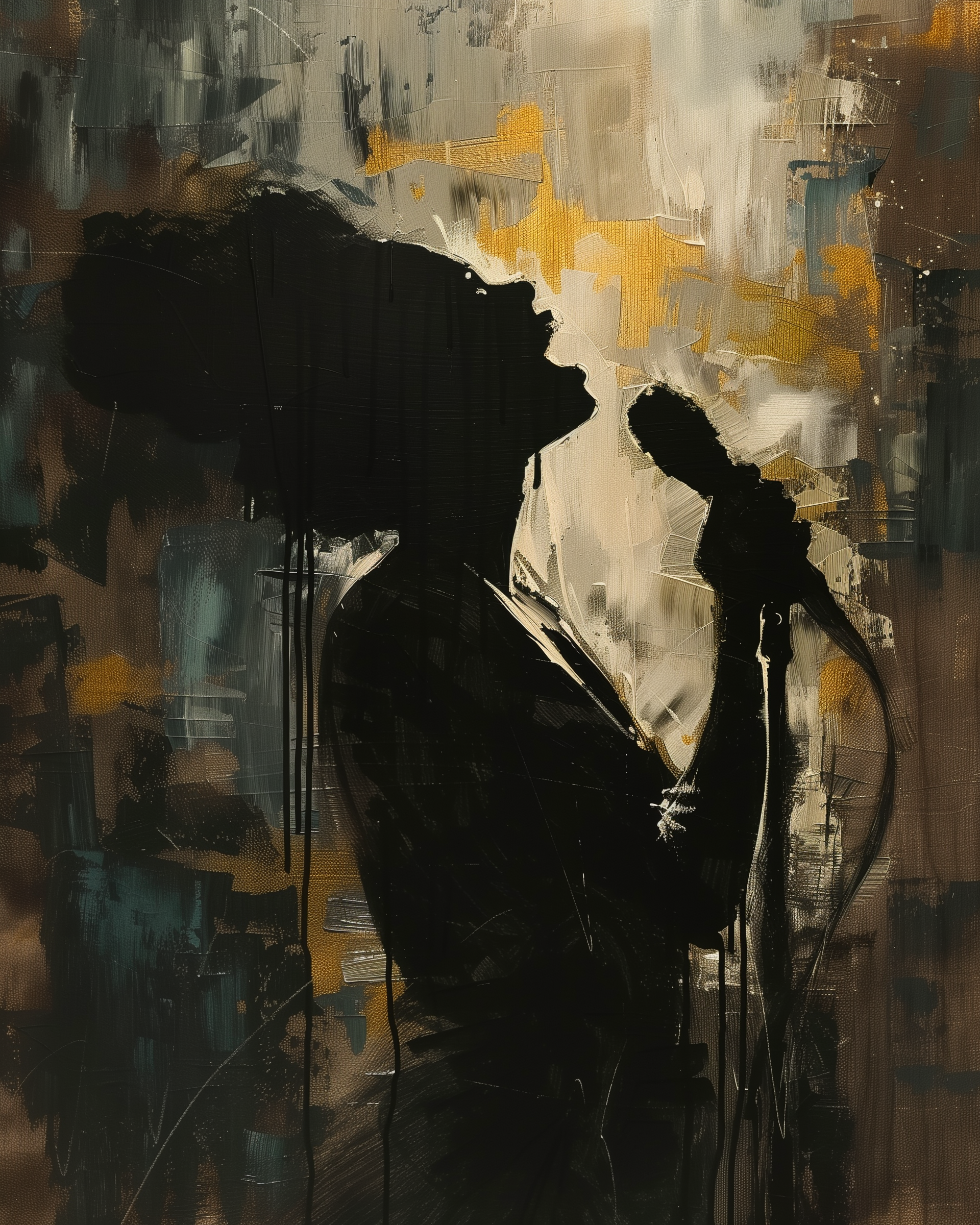 Rhythmic Canvas - Singer Framed Wall Art for Living Room, Bedroom or Office