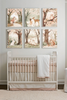 Spring Woodland Animals Set of 6 Wall Art for Nursery, Playroom or Kids Bedrooms - Blossoms & Whispers Set | Volume 1