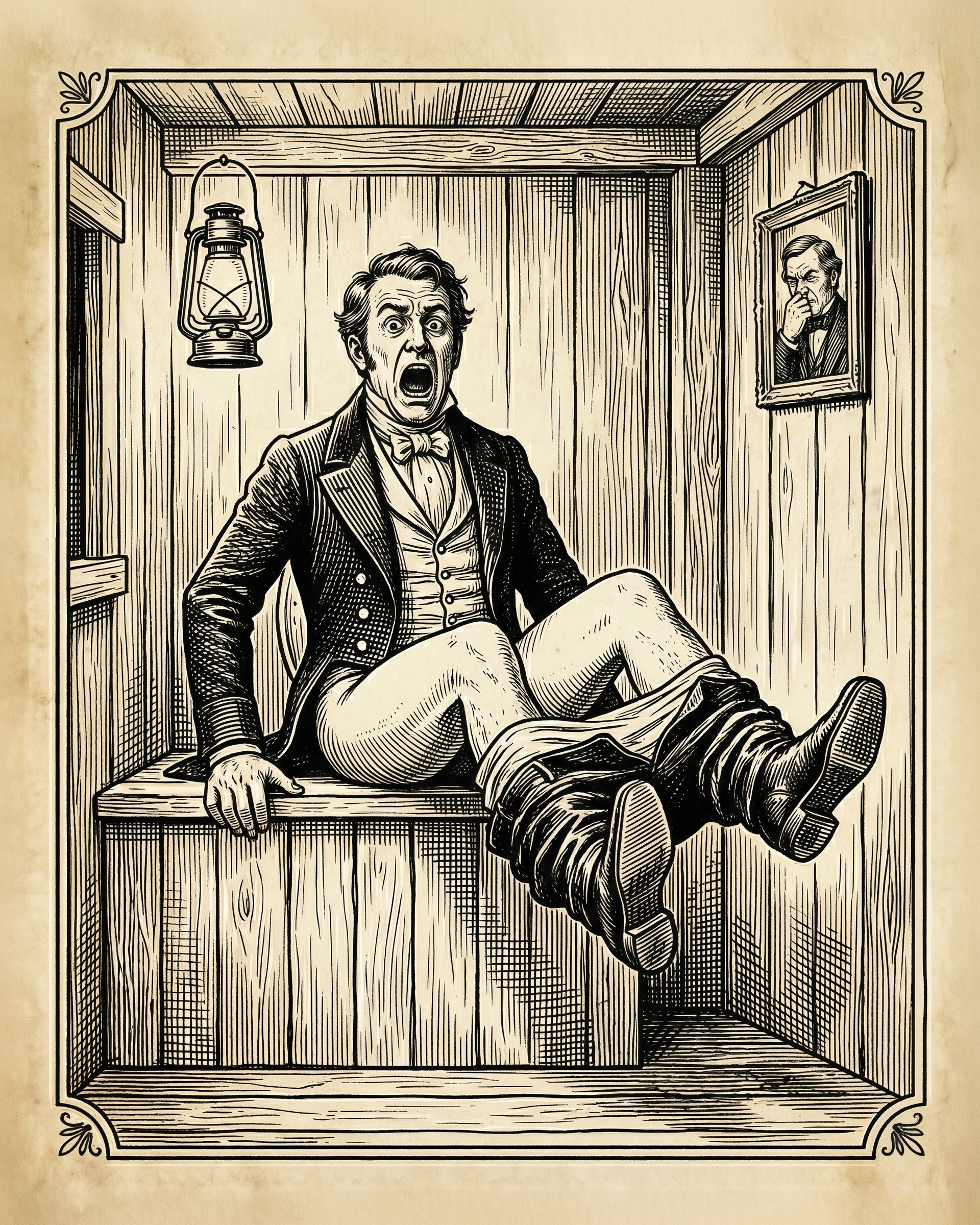 A Sudden Realization - Surprise Framed Wall Art for Living Room, Bedroom or Office