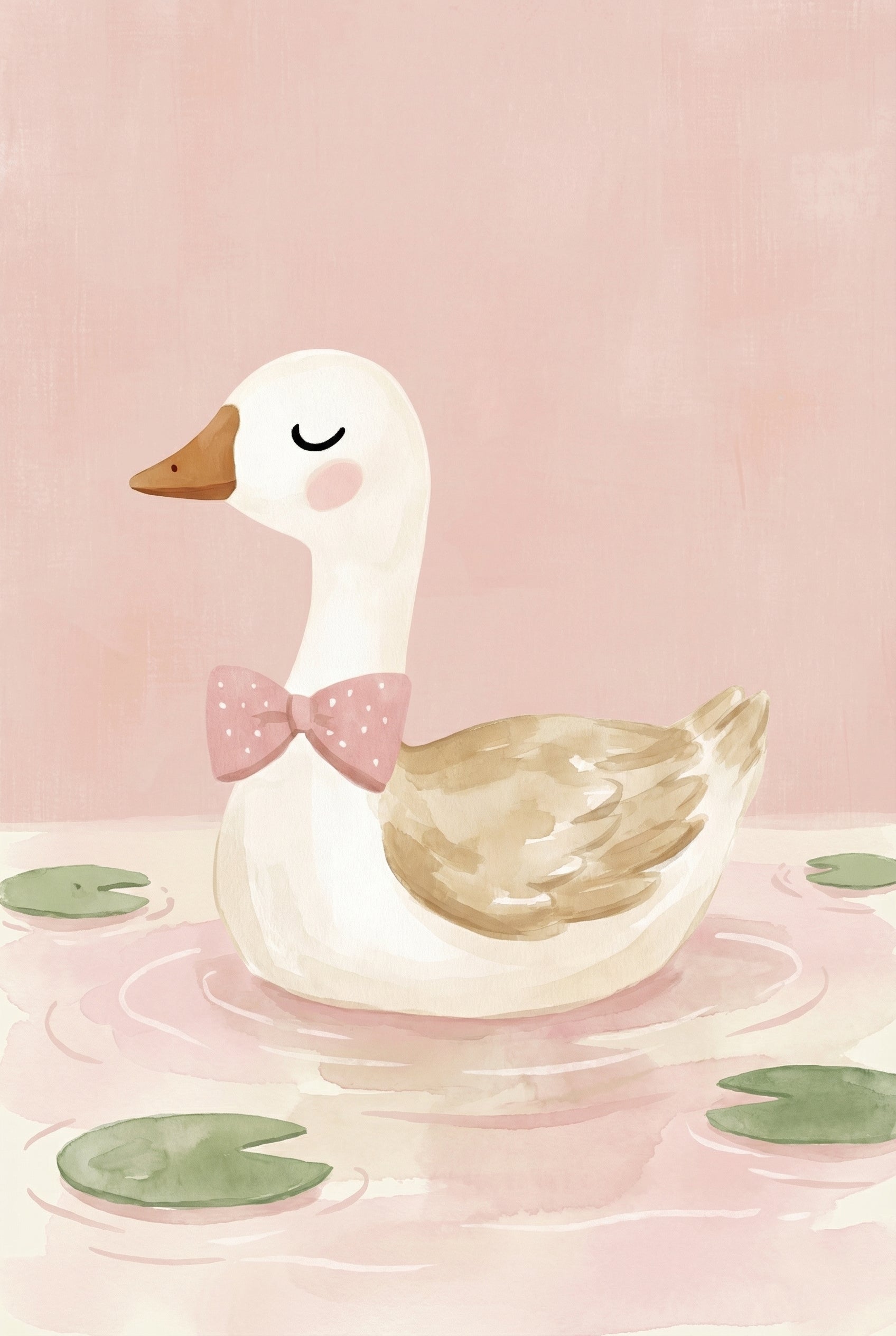 Sweet Goose Wall Art - Gentle Pond Goose