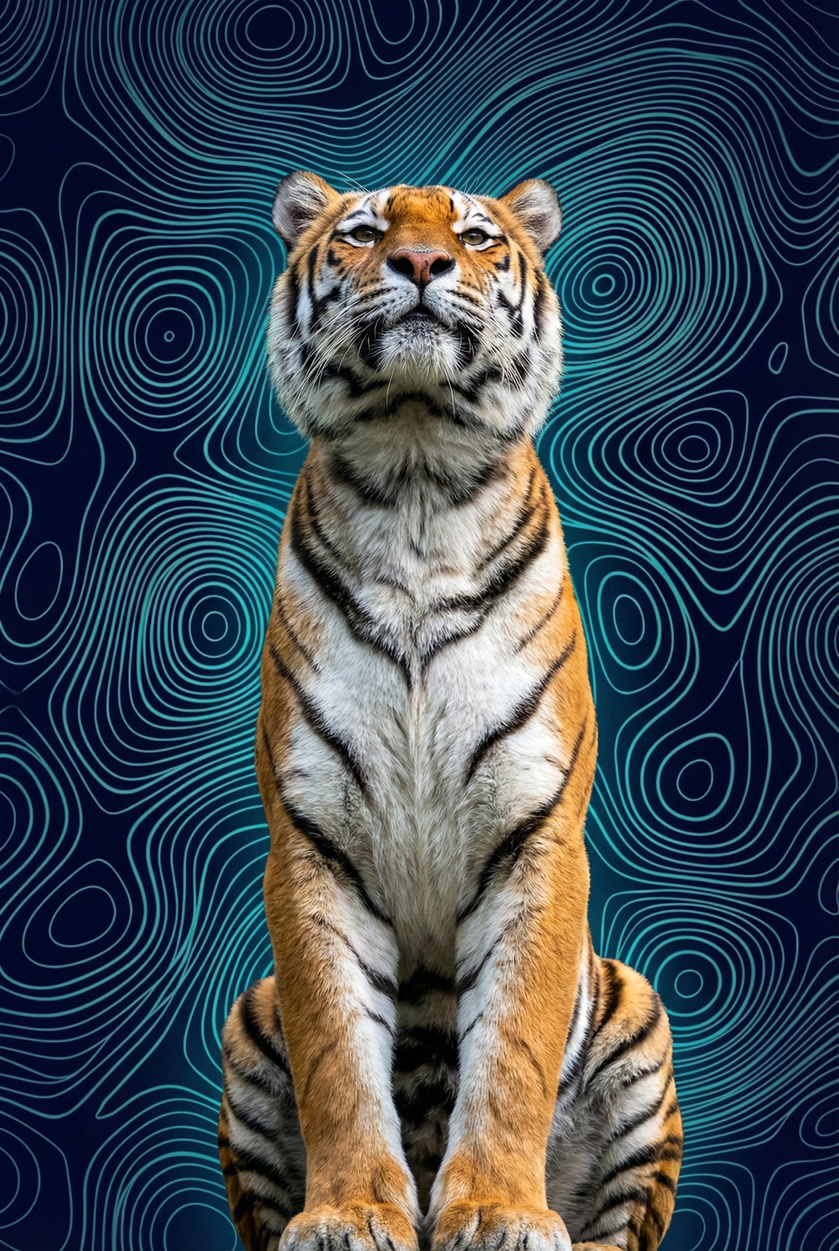Majestic Tiger Artwork - Majestic Wild Gaze