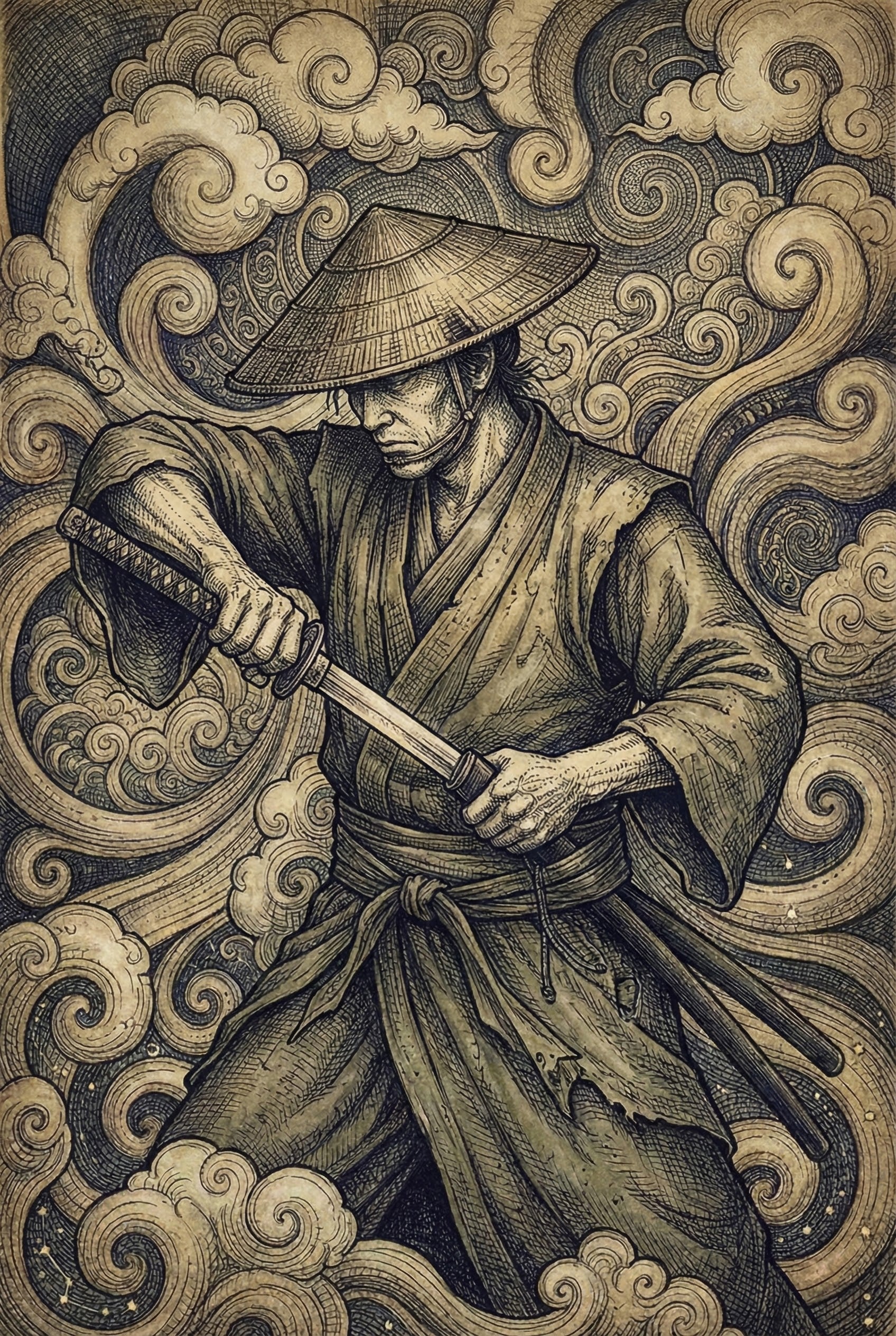 Ninja Framed Wall Art | Modern Home Decor by Teepee Joy