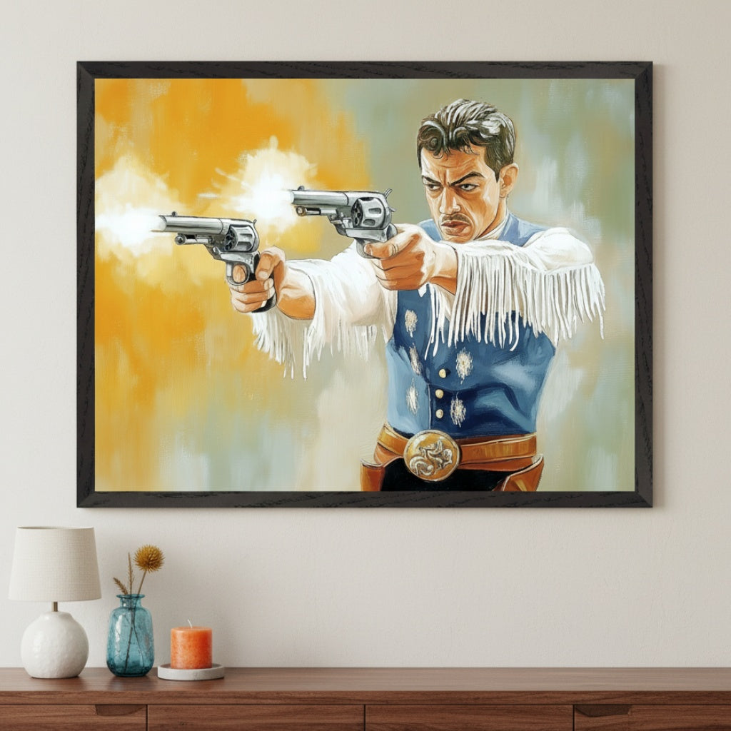 Vanguard Spirit - Western Wall Art for Living Room, Bedroom or Office