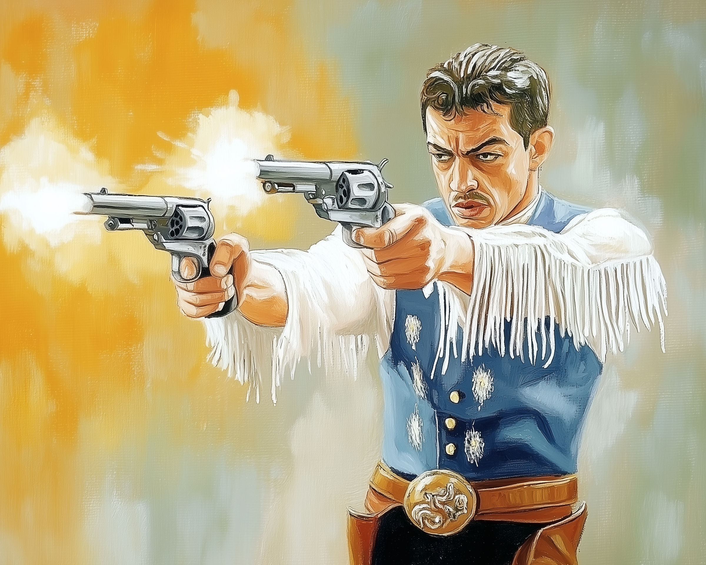 Vanguard Spirit - Western Wall Art for Living Room, Bedroom or Office