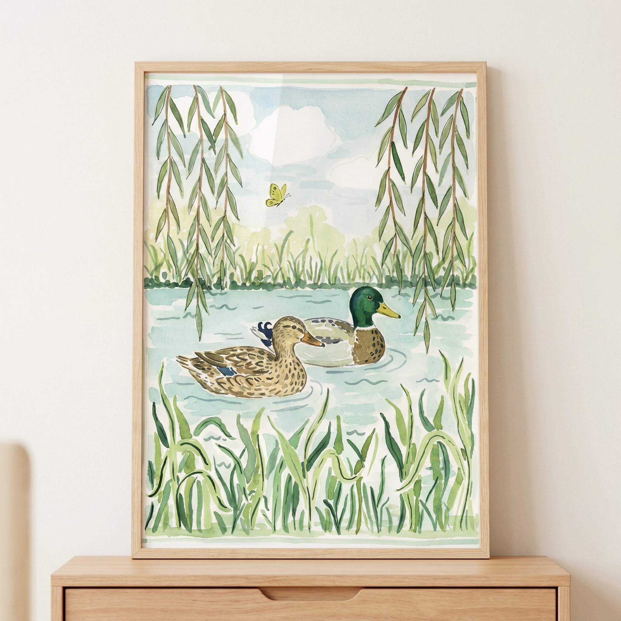 Willow Pond Duck Wall Art - Willow Pond Ducks
