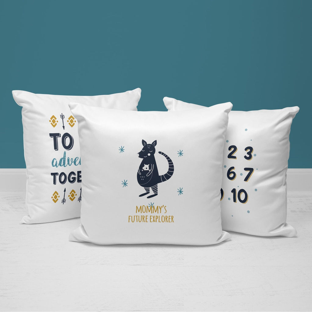 Adventure Throw Pillows | Set of 3 | Collection: Future Explorer | For Nurseries & Kid's Rooms