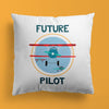 Airplane Throw Pillows | Set of 3 | Future Flyer | For Nurseries & Kid's Rooms