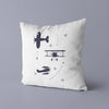 Airplane Throw Pillows | Set of 3 | Collection: Snuggly Landing | For Nurseries & Kid's Rooms