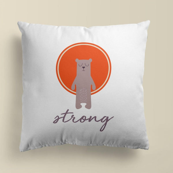 Animals Throw Pillows | Set of 3 | Be Your Hero | For Nurseries & Kid's Rooms