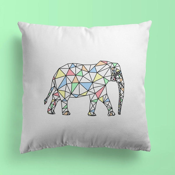 Elephant Throw Pillows | Set of 3 | Colorful Elephants | For Nurseries & Kid's Rooms