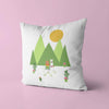 Llama Throw Pillows | Set of 3 | Collection: Carefree Llama | For Nurseries & Kid's Rooms
