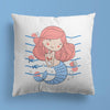 Mermaid Throw Pillows | Set of 3 | Collection: Beach Life | For Nurseries & Kid's Rooms