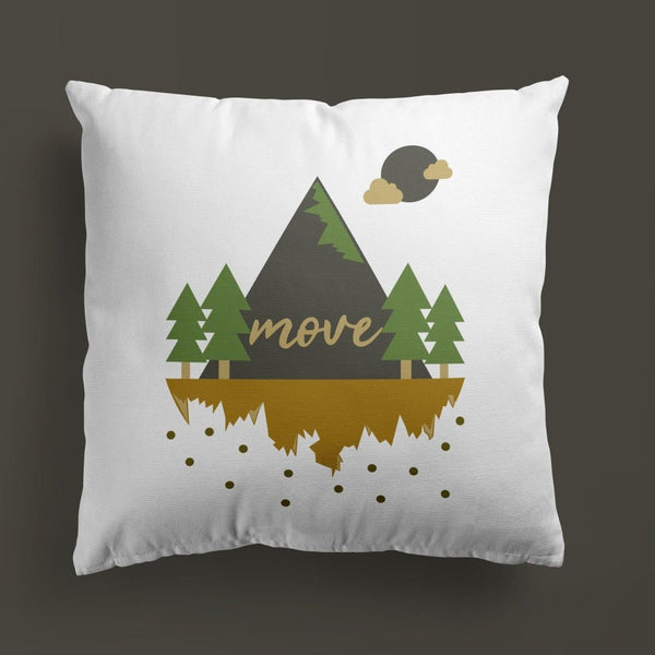 Mountain Throw Pillows | Set of 3 | Moving Up | For Nurseries & Kid's Rooms
