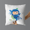 Ninja Throw Pillows | Set of 3 | Ninja Academy | For Nurseries & Kid's Rooms