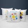 Space Throw Pillows | Set of 3 | Stellar Infinity | For Nurseries & Kid's Rooms