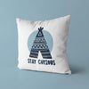 Teepee Throw Pillows | Set of 3 | Collection: Young and Curious | For Nurseries & Kid's Rooms