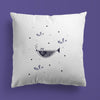 Whale Throw Pillows | Set of 3 | Collection: Go with the Flow | For Nurseries & Kid's Rooms
