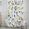 Animals Kids' Shower Curtains - Animal Letters