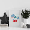 Airplane Wall Art | Set of 3 | Collection: Dream Chaser | For Nurseries & Kid's Rooms