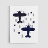 Airplane Wall Art | Set of 3 | Collection: Snuggly Landing | For Nurseries & Kid's Rooms