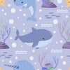 Underwater Kids & Nursery Blackout Curtains - All Whales Smile!