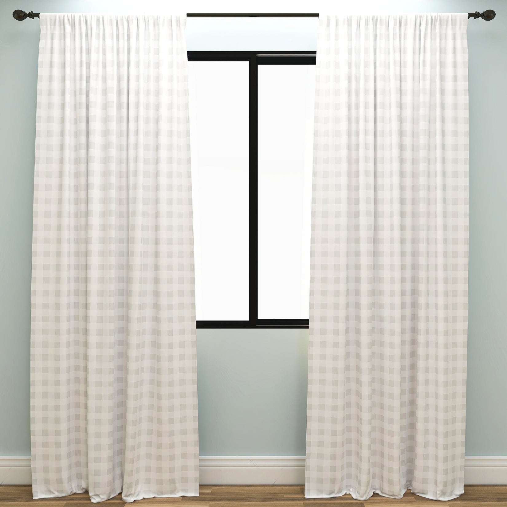 Anderson French Gray Slub Kids Curtains