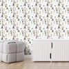 Peel and Stick or Traditional Wallpaper - Animal Parade