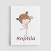 Personalized Ballet Wall Art | Set of 2 | Collection: After the Dance | For Nurseries & Kid's Rooms
