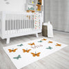 Personalized Butterfly Area Rug for Nurseries and Kid's Rooms - Field of Beauty