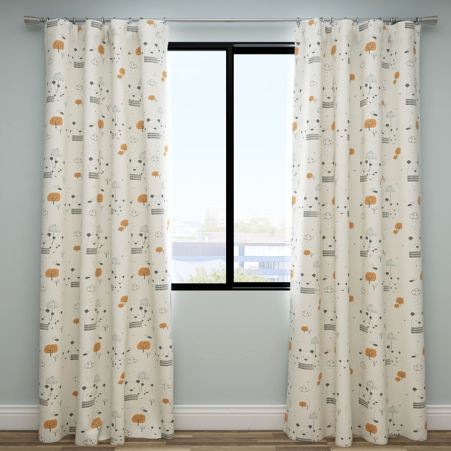 Bear Kids & Nursery Blackout Curtains - Baby Bear's Brood