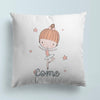 Ballerina Throw Pillows | Set of 3 | Dance with Me | For Nurseries & Kid's Rooms