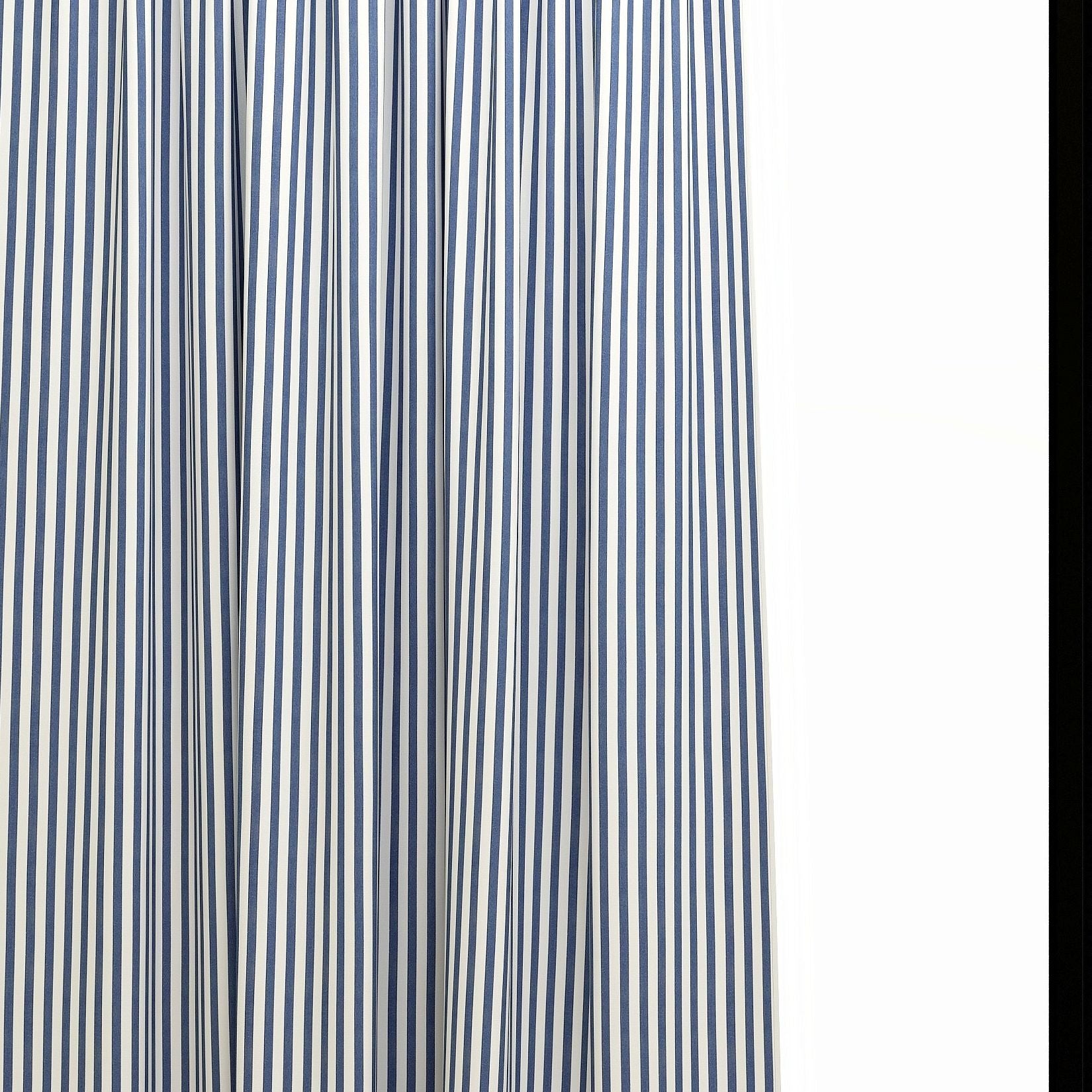 Basic Stripe Premier Navy Kids Curtains