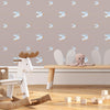 Peel and Stick or Traditional Wallpaper - Birds Afloat