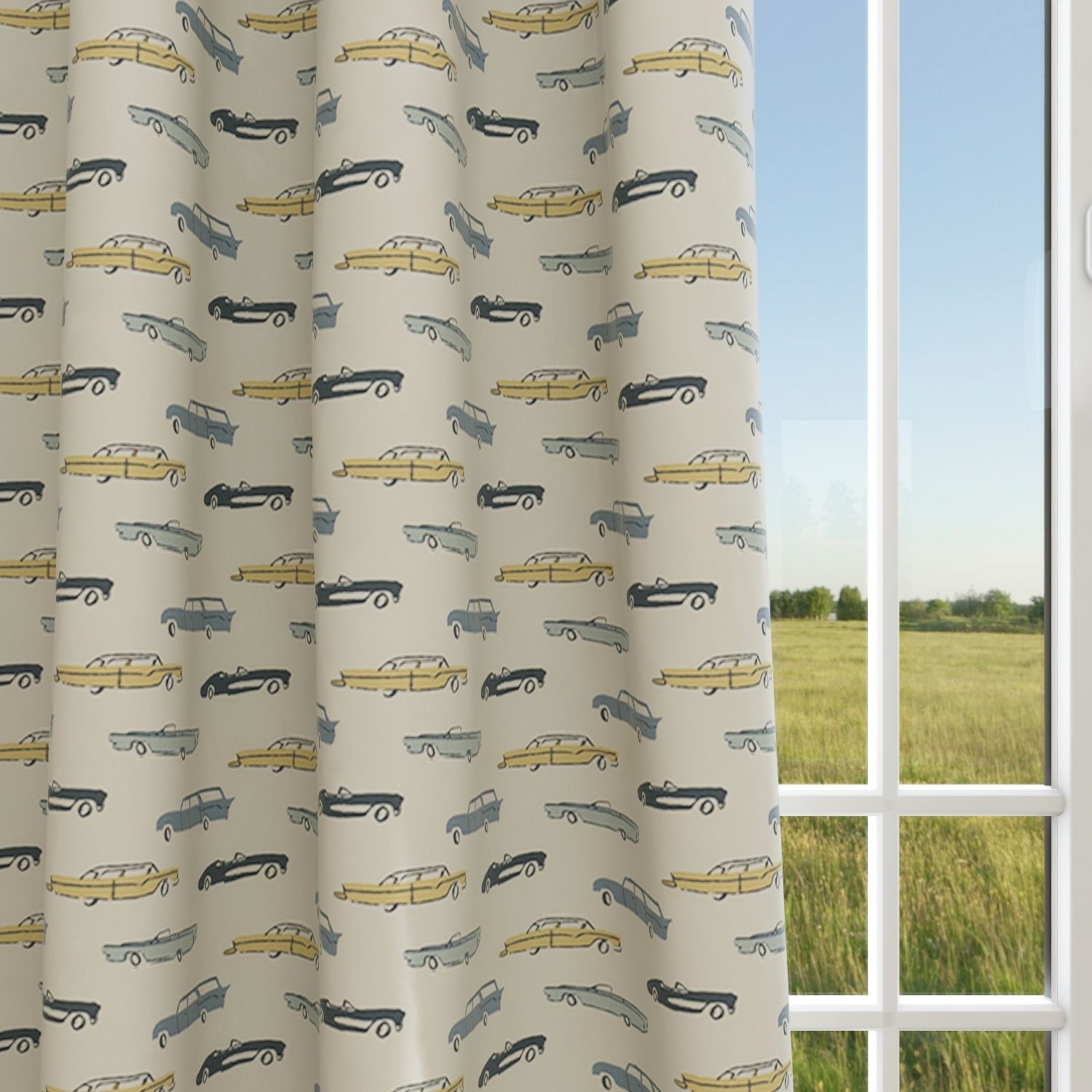 Bon Voyage Chill Macon Kids Curtains