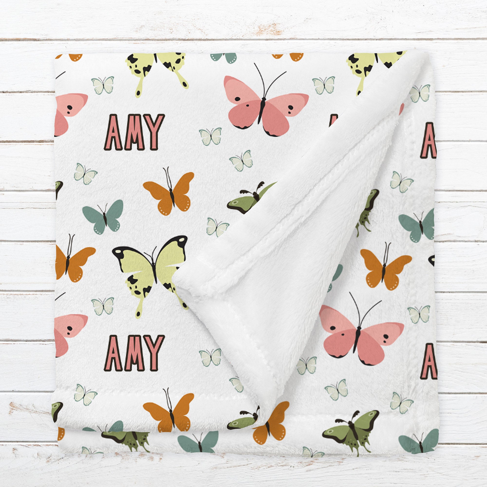 Deals Butterfly Fleece Blanket