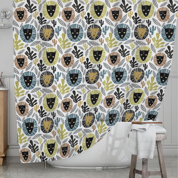 Jungle Kids' Shower Curtains - King of the Jungle