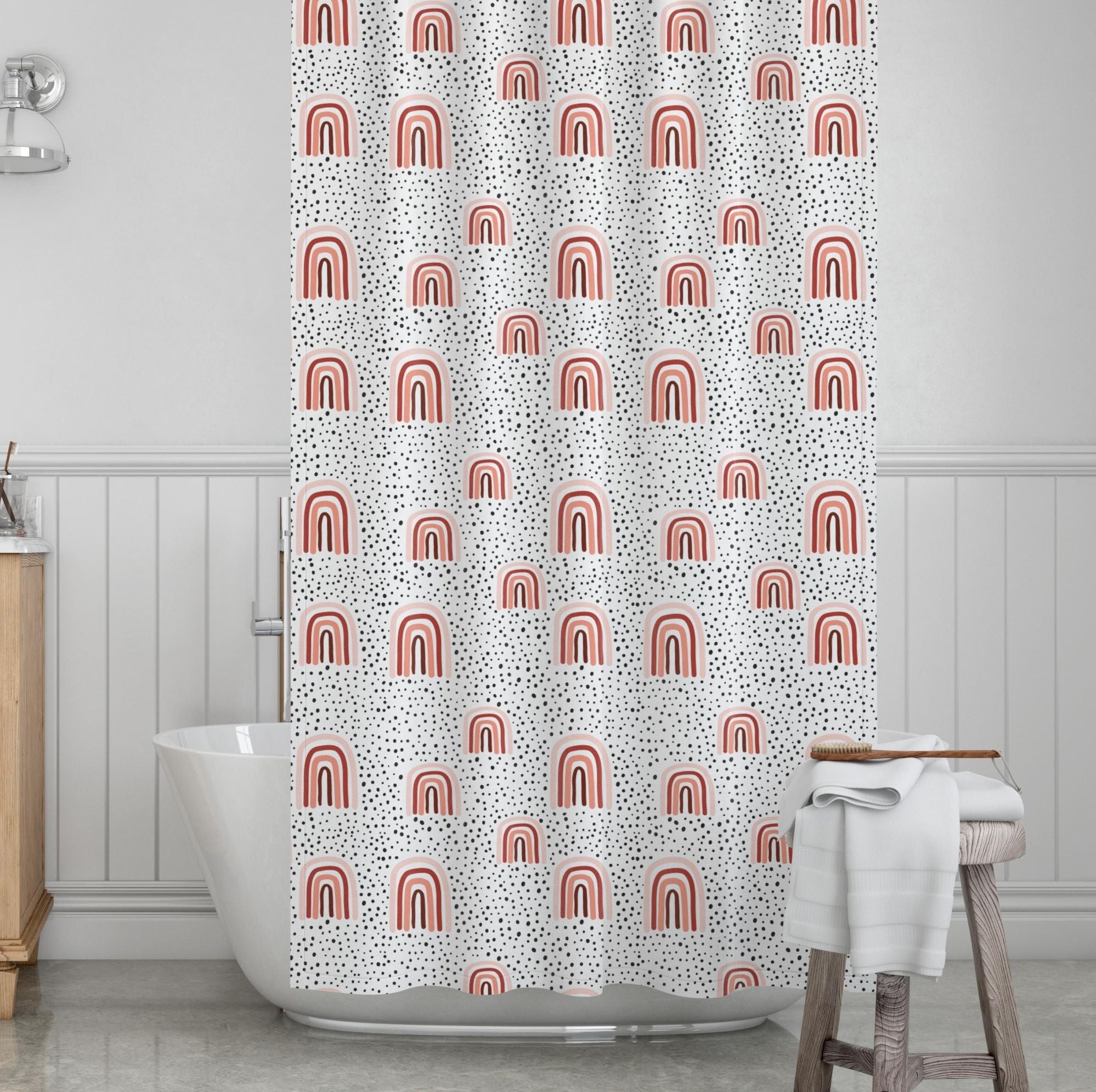 Rainbow Kids' Shower Curtains - Tapestry of Colors