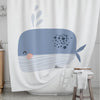Underwater Kids' Shower Curtains - Whale Hello There