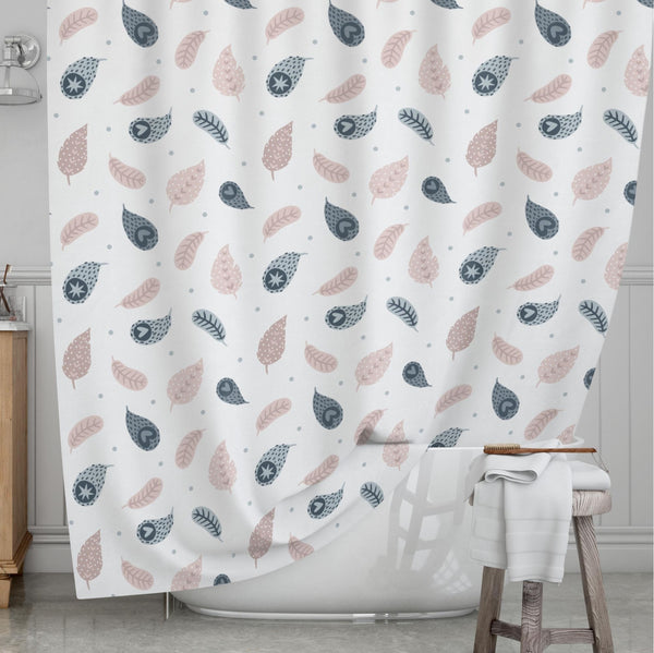 Leaves Kids' Shower Curtains - Ruffled Feathers