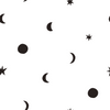 Moon & Stars Kids & Nursery Blackout Curtains - Glistening Cosmos