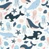 Underwater Kids & Nursery Blackout Curtains - Whale-come Home