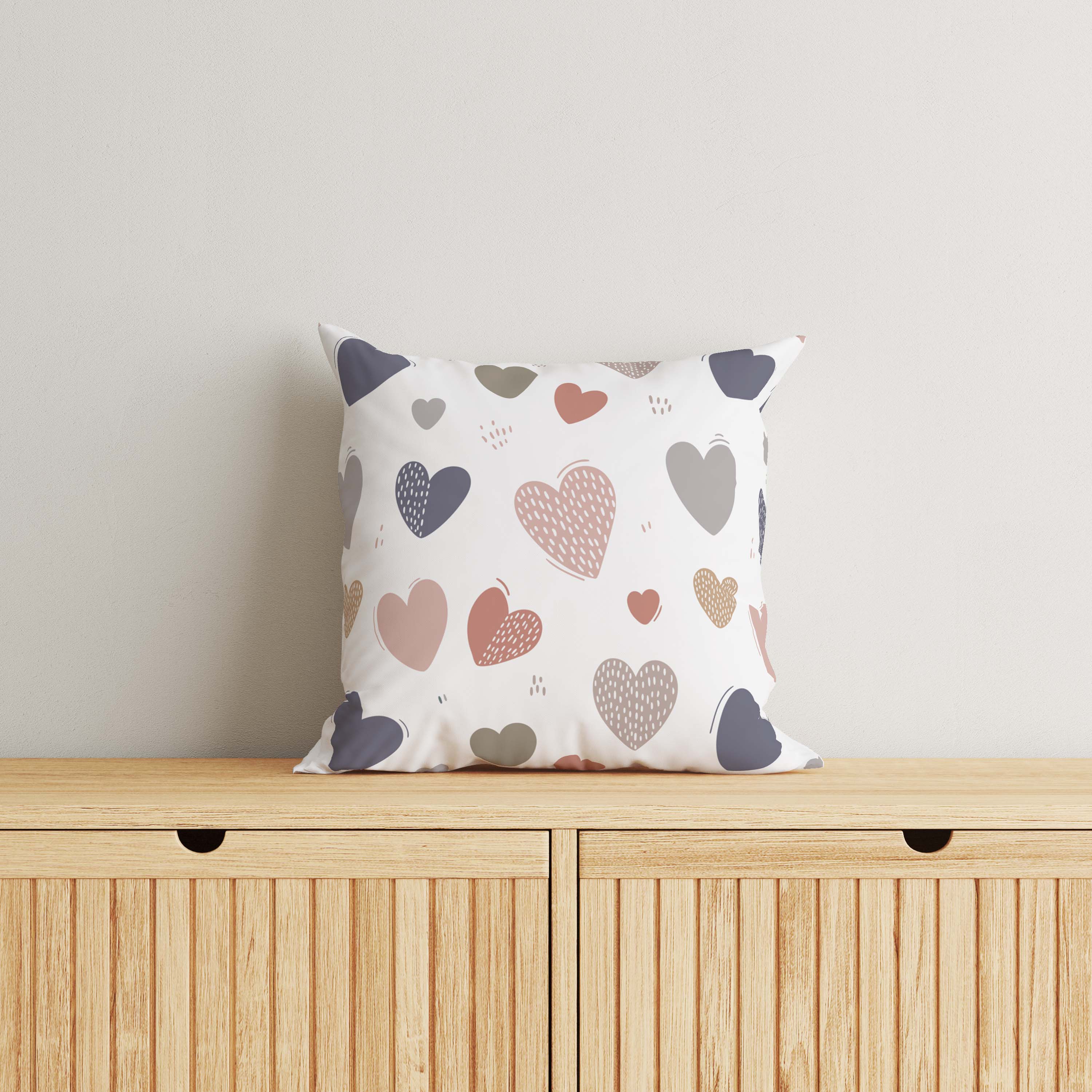 Hearts Kids & Nursery Throw Pillow - Sweethearts