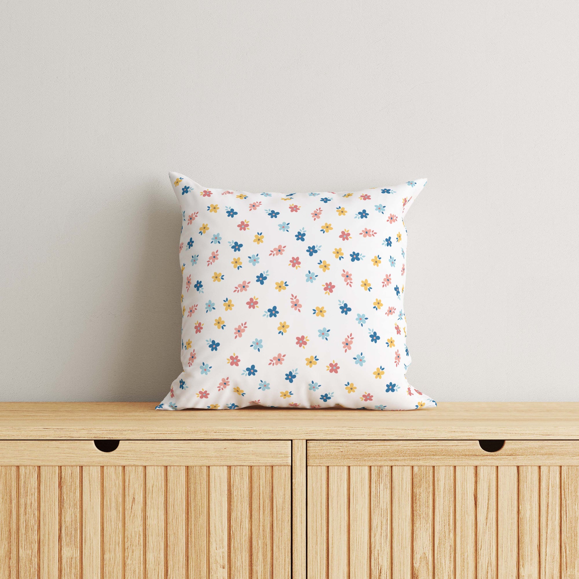 Floral Kids & Nursery Throw Pillow - Itsy-bitsy Floras