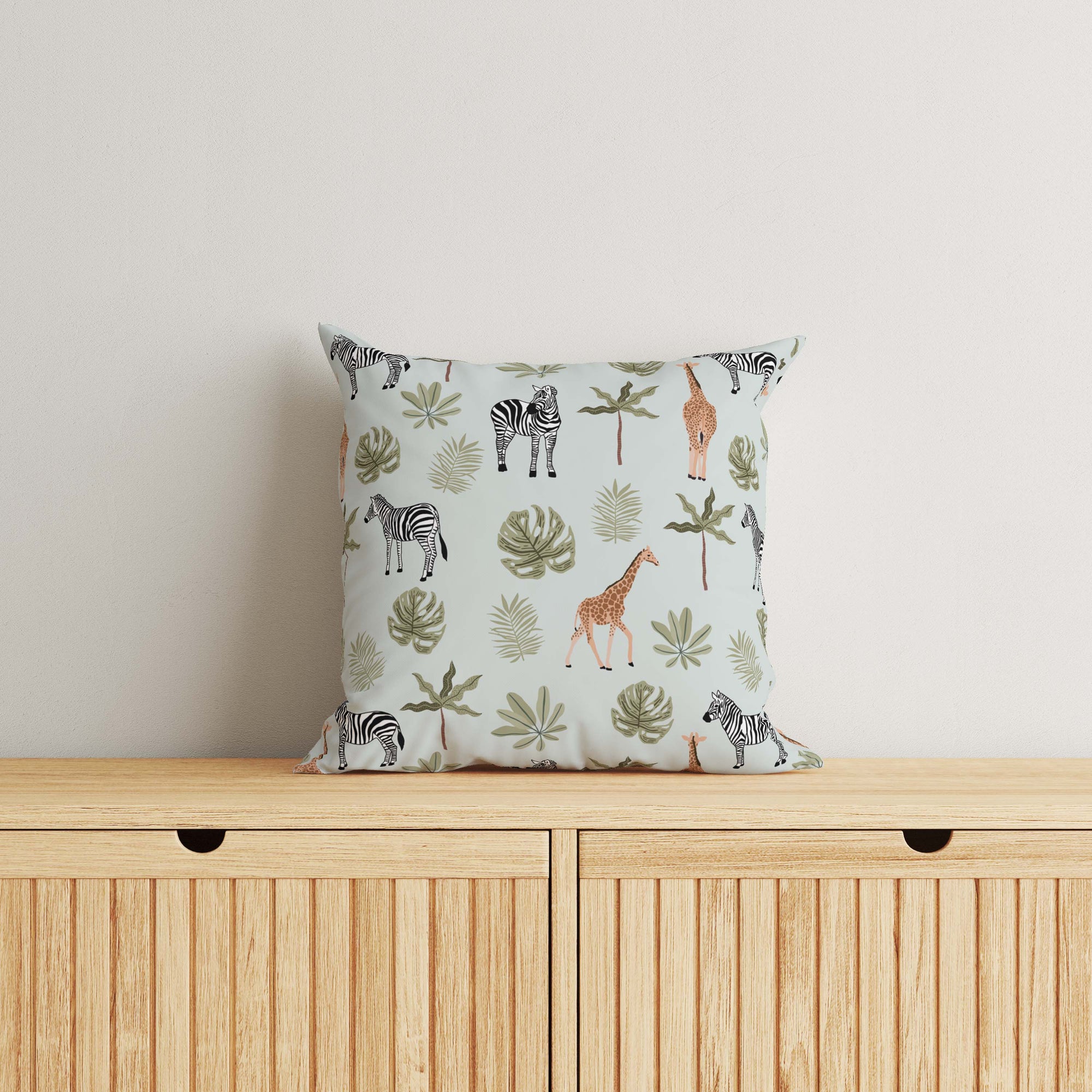 Animals Kids & Nursery Throw Pillow - Prey Away