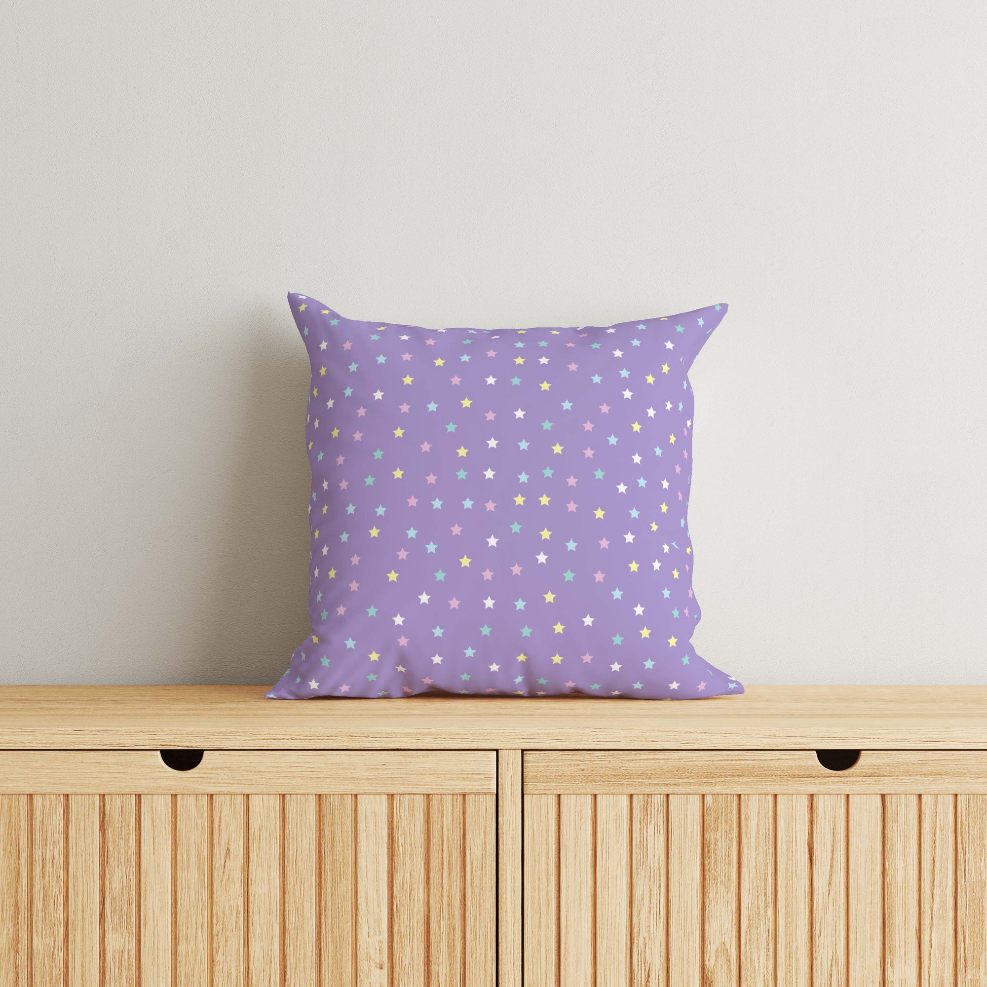 Stars Kids & Nursery Throw Pillow - Candy Stars