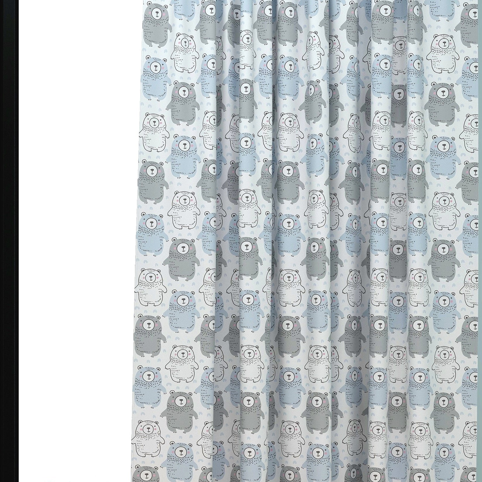 Bear Kids & Nursery Blackout Curtains - Fuzzy Cuddles