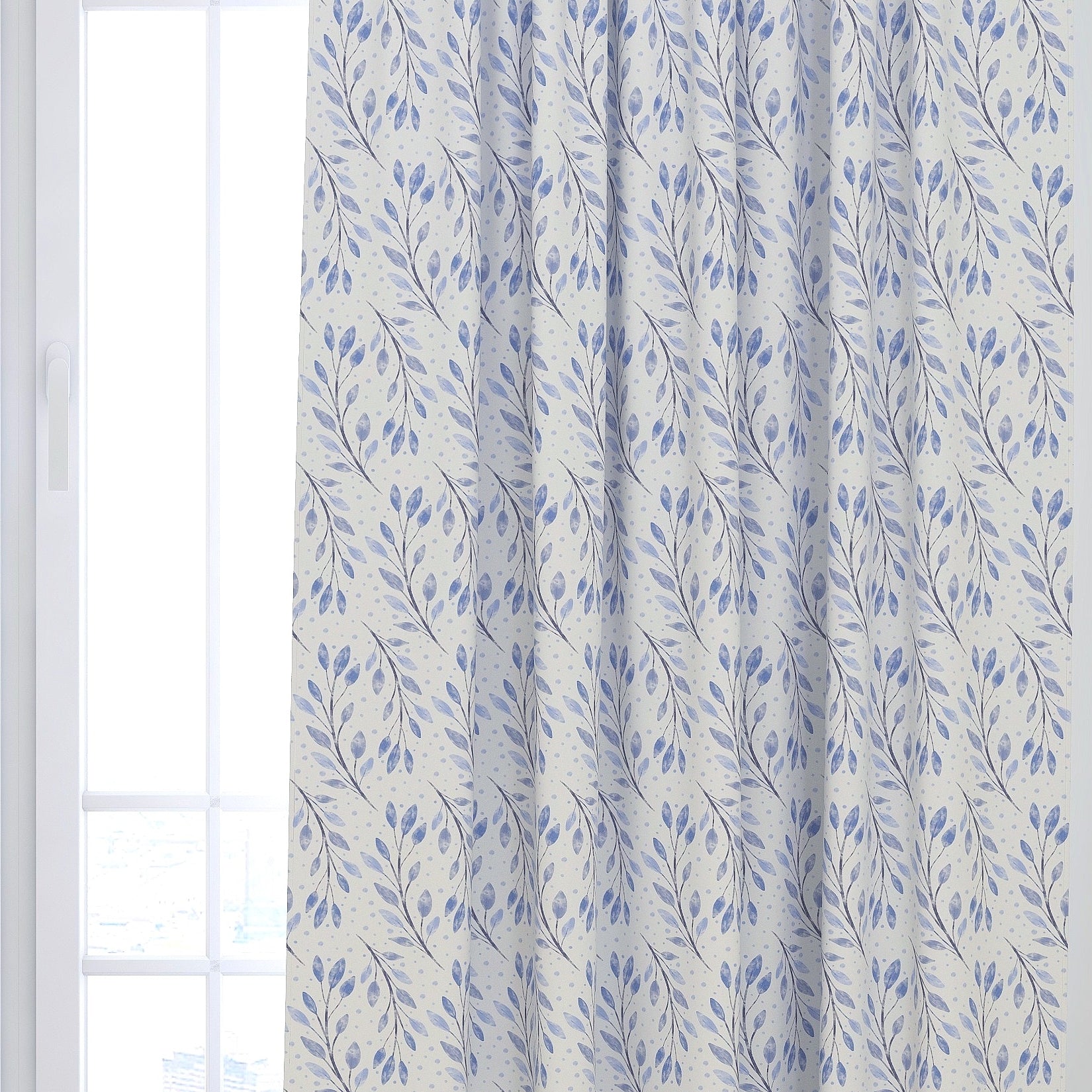 Leaves Kids & Nursery Blackout Curtains - Blue Canopy