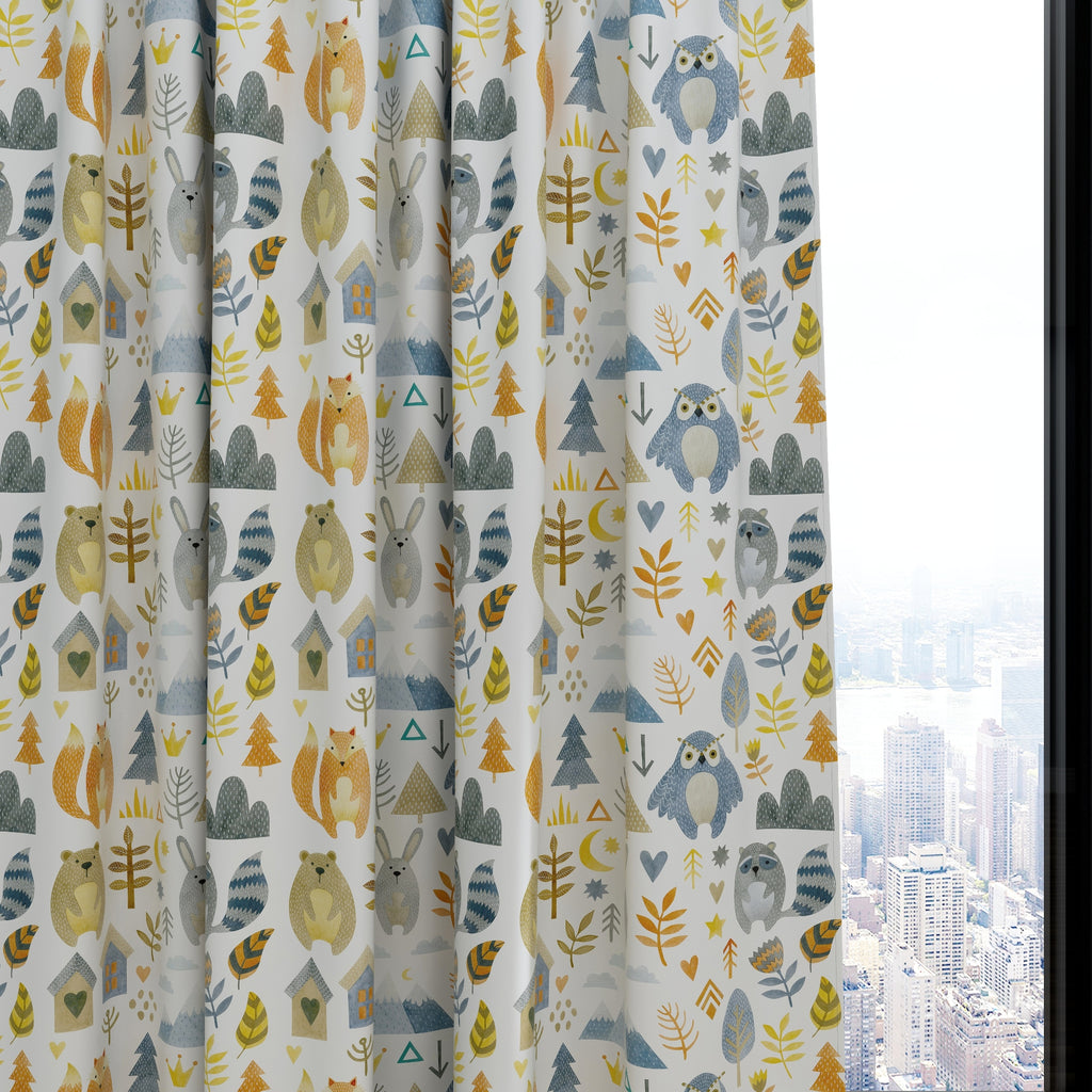 Animals Kids & Nursery Blackout Curtains - Sleepy Eyes