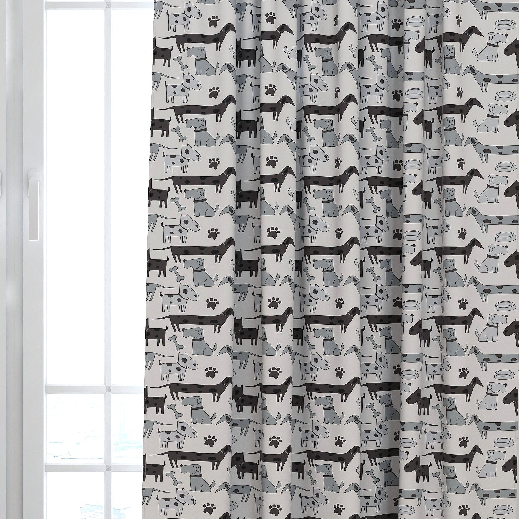 Dogs Kids & Nursery Blackout Curtains - PAWssionate Hounds