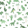 Dinosaur Kids & Nursery Blackout Curtains - All Greens